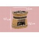 Handmade Natural Wicker double pet bed