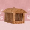 Handmade Natural Wicker Pet Bed/House