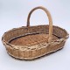 Handmade Natural Wicker Tray With Handle