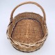 Handmade Natural Wicker Tray With Handle