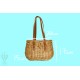 Handmade Natural Rounded Wicker Hand Bag